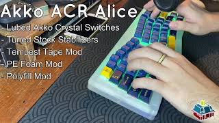 Akko ACR Alice Pro Plus | Akko Crystal Switches