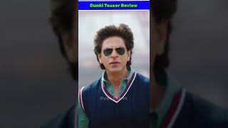 Dunki Movie Teaser review srk, tapsi pannu