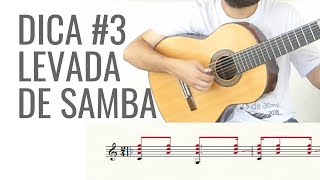 Dica #3 - Levada de samba (tamborim e surdo)