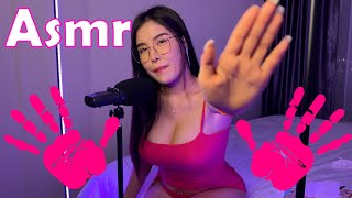 ASMR fast mouth sound 👄 tapping sound ✋ body triggers 👀