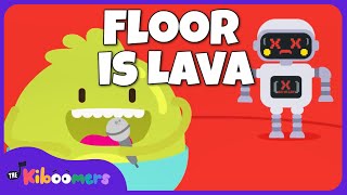 Floor Is Lava Song - THE KIBOOMERS Preschool Songs - Freeze Dance