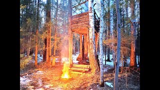 ДОМ НА ДЕРЕВЕ: ФИНАЛ | НОВАЯ КРЫША | МЯСО НА УГЛЯХ | Building Treehouse