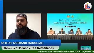 Voorronde int. Koran competitie | Screening session | Akhtar Noorani