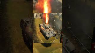 WW2 Tank Ammo Cook Off - Company of Heroes 2 - Not bad for 2013 game #shorts