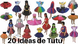 20 Ideas de tutús o faldas de tul. Ideas de disfraces para niños.