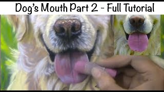 How to Paint a Dog's Nose and Mouth PART 2: Full Tutorial