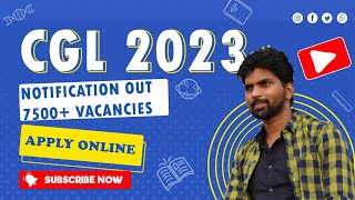 SSC CGL 2023 notification | Vinod kshatriya