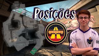 cs:go posições overpass | #uet𝘼