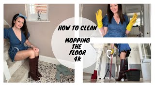 4K | How To Clean | Mopping The Floor | Products