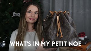 WHAT'S IN MY BAG 2021 | LOUIS VUITTON VINTAGE PETIT NOE