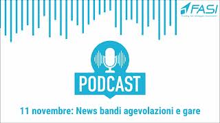 11 Novembre: News bandi agevolazioni e gare