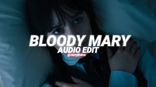 bloody mary (sped up) - lady gaga [edit audio]