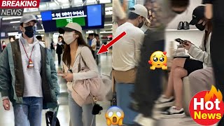 Zhao Lusi and Wu lei Return from Korea: Spotted at Shanghai Airport!