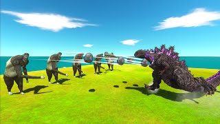 Which Kaiju Can Defeat 5 Titan Beasts? | Animal Revolt Battle Simulator