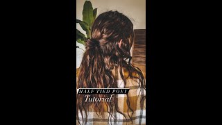 Half Up Half Down Knot Hairstyle Tutorial