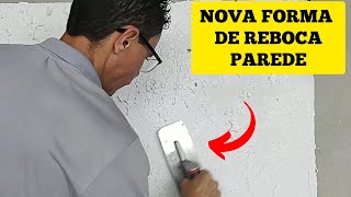 OLHA QUE IDEIA BRILHANTE PAREDE D TIJOLO NUNCA MAIS SERA A MESMA REBOCO NA PAREDE JA MAIS VEJA