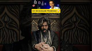 OH BHAISAAB PRABHAS 🤯 #rajasaab #prabhas #hbdprabhas #reaction #teaser