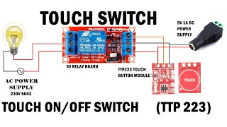 how to make a ttp223 touch used Switch Controller