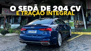 Dirigindo o Audi A5 Advanced 2024 com tração quattro