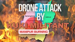 KOUTRUK IMPHAL DRONE ATTACKED MANIPUR BURNING  Youth Xplore Tv Live Stream