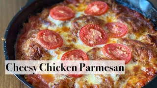 Garlic Chicken Parmesan | Crispy and Cheesy