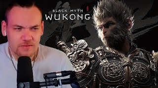 Бурн пробует играть в Black Myth: Wukong