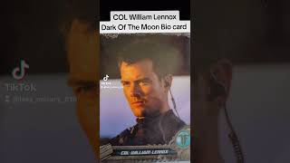 COL William Lennox Dark Of The Moon Bio card 7of 72 #riseofthebeasts #darkofthemoon #transformers