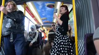 AJ James & Dolores Delight perform on Luas, July 2012