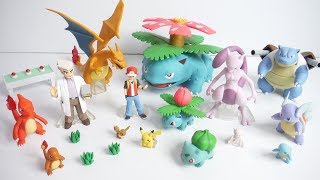 オーキド博士セット ポケモンスケールワールド カントー地方 開封 プレミアムバンダイ限定 ポケモン Pokemon scale world Figure ポケットモンスター 食玩 candy toys