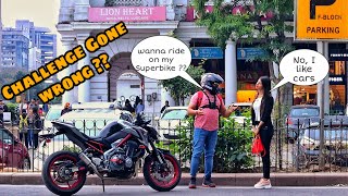 Picked up " Random GIRL" on Superbike | Kawasaki z900