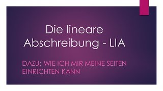 Excel: Die lineare Abschreibung - LIA