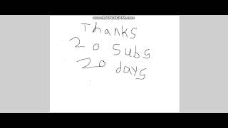 20 subs 20 days