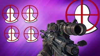 SICK Sniper 5V1 FIVE MAN split KILL CHAIN ON Black Ops 3!! (BO3 SNIPER REKT)