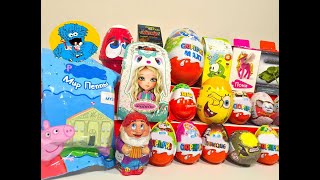 Обзор Коллекции Яиц С Сюрпризом из разных серий. New Unboxing Surprise Eggs