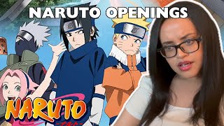 ANIME NEWBIE REACTS TO ALL NARUTO OPENINGS FOR THE FIRST TIME