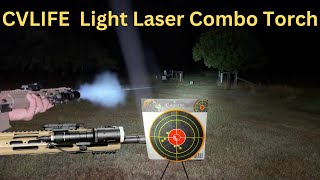 CVLIFE Rifle Light Green Laser Light Combo Tactical Torch Review