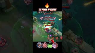 THE POWER OF SUSTAIN! -MLBB🔥 #shorts #mlbb #mobilelegends #mlbbhighlights #zhuxin