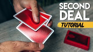 THE SECOND DEAL - Card Magic Tutorial (EASY METHOD)