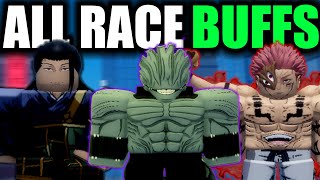 ALL RACE BUFFS + HOW TO OBTAIN [JUJUTSU LEGACY]