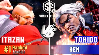 SF6 ▰ ITAZAN (Zangief) vs TOKIDO (Ken) ▰ Ranked Match | Street Fighter 6