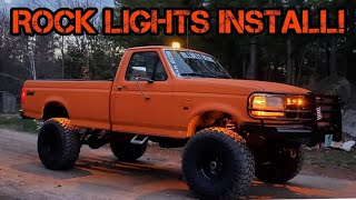 Installing Rock Lights on the OBS Ford.