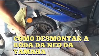 COMO COLOCAR A RODA TRASEIRA DA NEO, MOTO DA YAMAHA.