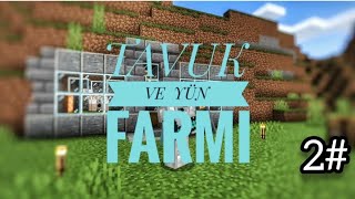 Minecraft tavuk ve yün farmı (fargonistcraft part_2)