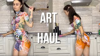 [4K USA Housewife] How to clean | Body art Haul | Try Haul