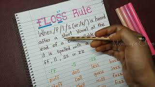 FLOSS Rule || Teach your kids where to use Double Letters in words || Class 1 & 2 Phonic || in Tamil