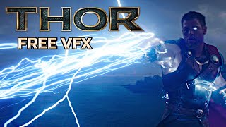 Thor ◈ Lightning Strong Attack ◈ FREE VFX Marvel inspired Visual Effects / Lightning Strike