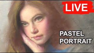 Live Pastel Portrait - Mackenzie Foy