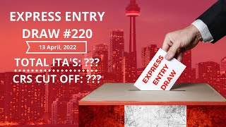 New Express Entry Draw 220 | CRS Score Drops for PNP Draw 220