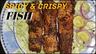 Spicy & Crispy Fry Fish|| Fry Fish Recipe||Masala Fish Easy Recipe 🤩😋