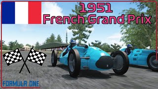 Juan Manuel Fangio Final Lap | 1951 French Grand Prix